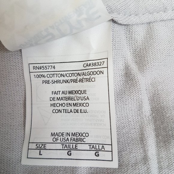 AlStyle Light Gray Graphic T-Shirt, L - NEW - Picture 6 of 7